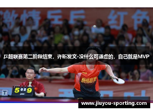 乒超联赛第二阶段结束，许昕发文-没什么可谦虚的，自己就是MVP